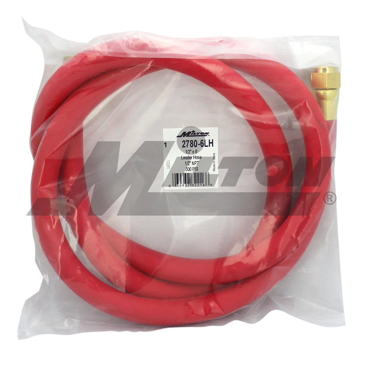 Milton ULR12300BK 1/2 Ultra Lightweight Rubber Hose, 300' Bulk Hose