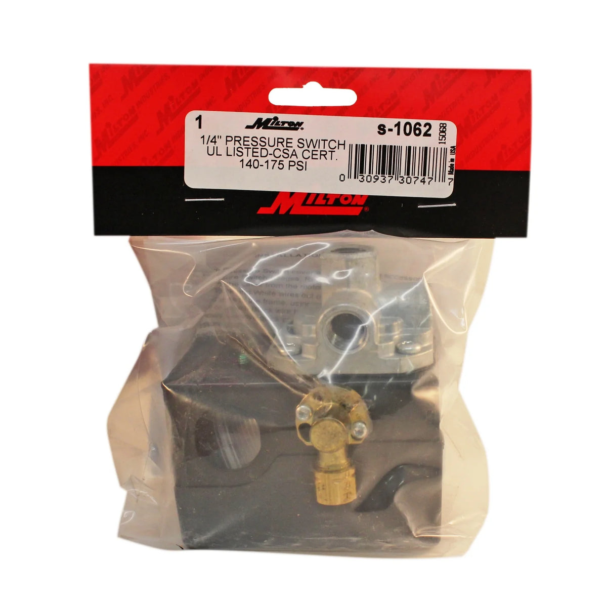 Milton S1062 Heavy Duty Compressor Pressure Switch