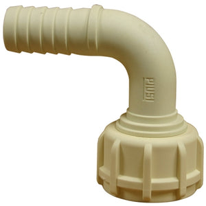 American lube Equipment 90 Degree Socket 3/4" Barb x 1" BSP (F) Plastic Fitting for DEF DEF-75