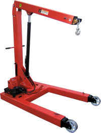 Norco 3 Ton Capacity Electro / Hydraulic Floor Crane - 78605A - Empire Lube Equipment