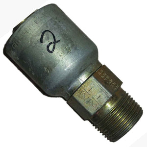 Parker 10143-12-12 Male Pipe Adapter 3/4 NPT X 3/4 Hose Steel freeshipping - Empire Lube Equipment