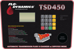 Flo Dynamics TSD450LCD Automatic menu driven ATF exchanger with Inline & Dipstick modes - Empire Lube Equipment