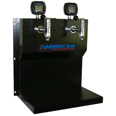 American Lube Equipment Double Spigot Metered Oil Bar TIM-2A-DM