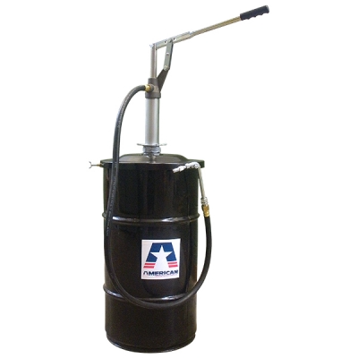 American Lube Equipment Stationary, Non-Metered, Hand-Operated Gear Oil Dispenser for 16-Gallon Drum TIM-62-LD2