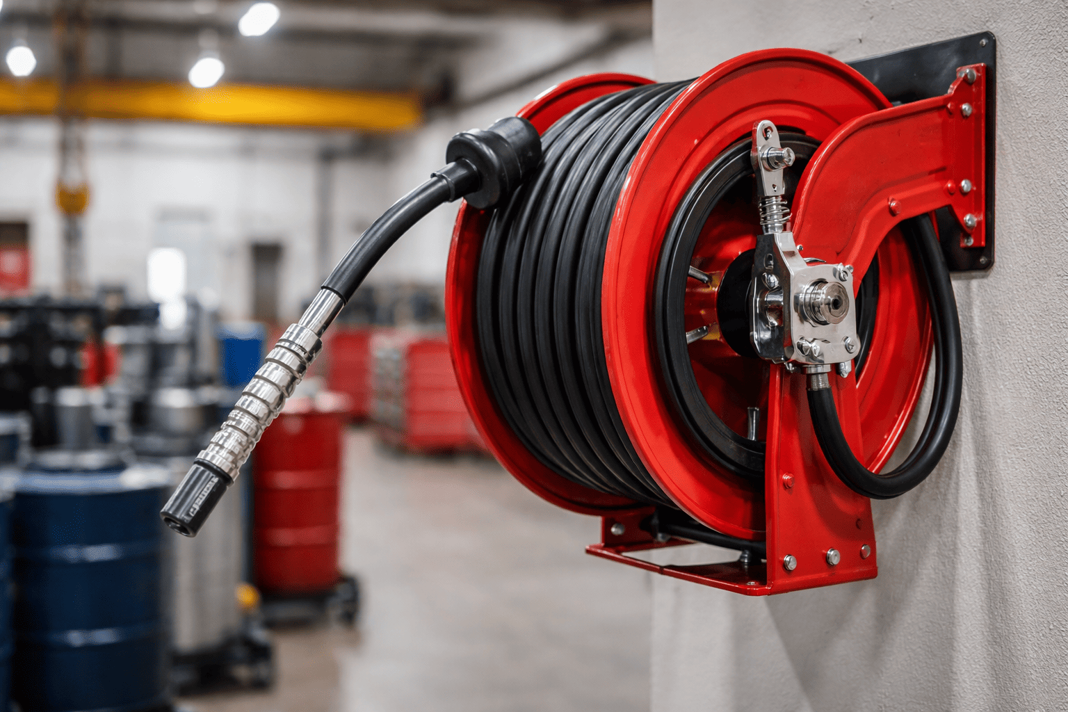 The Role of High-Capacity Grease Hose Reels in Modern Lubrication Systems