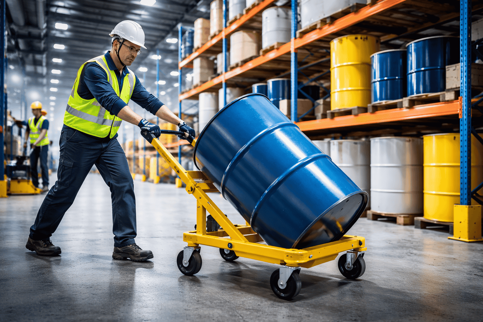 How 55 Gallon Drum Carts Improve Material Handling Efficiency in Warehouses
