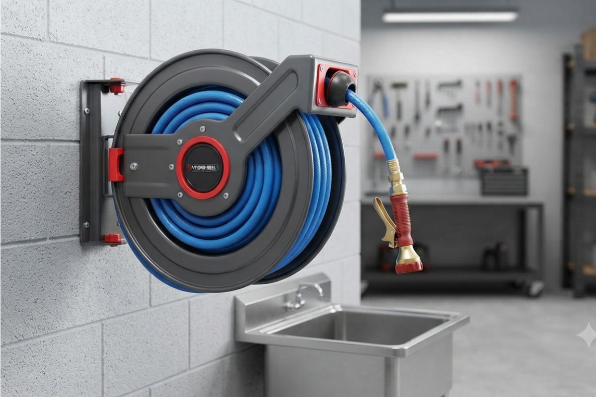How to Install a Wall-Mounted Water Hose Reel