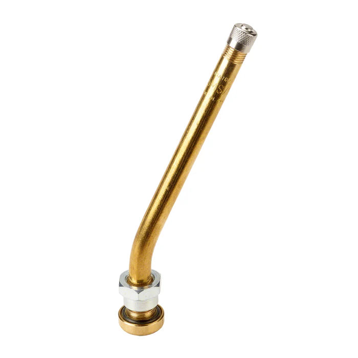 MT-RSR 115 MS Brass Truck Tire Valve - 27 Deg. Bend - 25 Pack WG-115MS-B