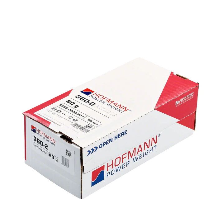 MT-RSR Adhesive Wheel Weight - HPW Type 360 - 60g - Box of 50 WW-WG-360-60