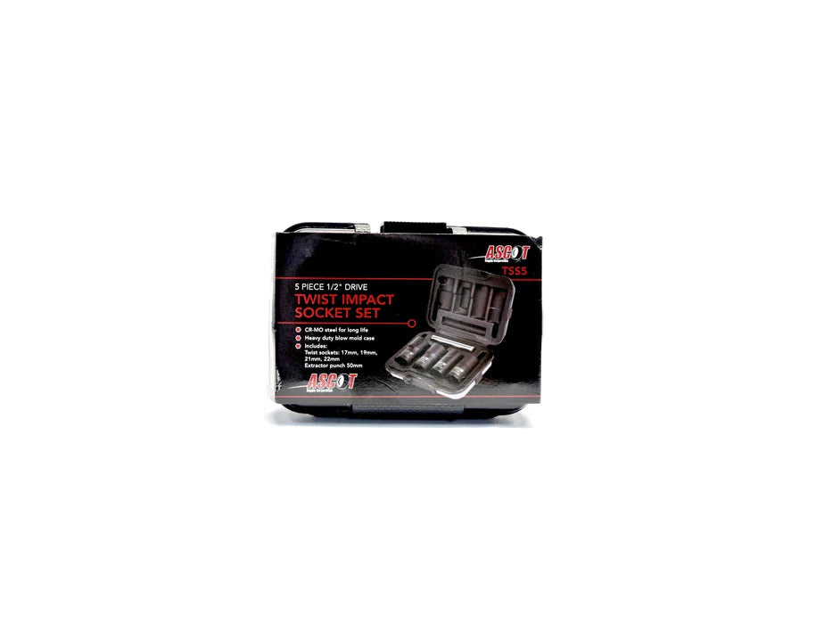 MT-RSR 5 Piece Drive Twist Socket Set 14-TSKIT