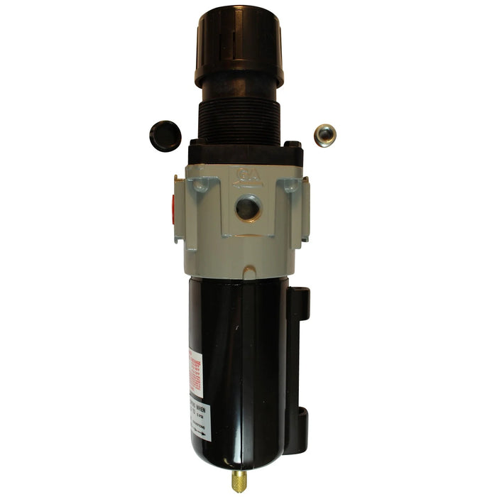 Milton 1109 1/4" NPT Metal Piggyback Filter Regulator
