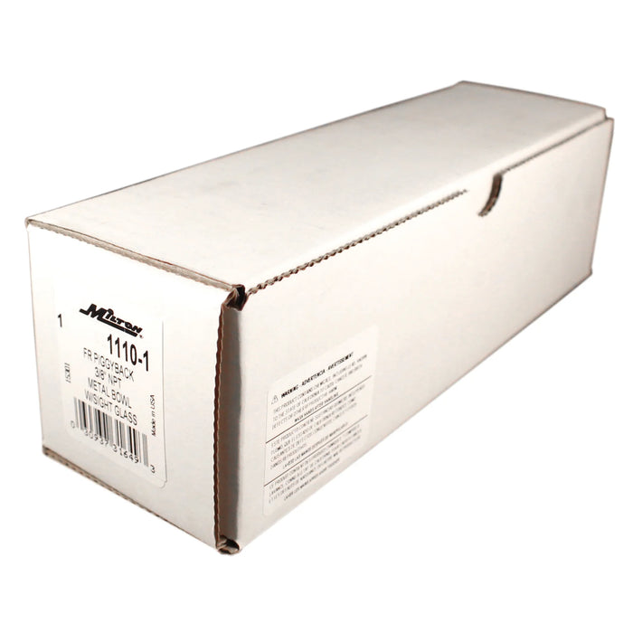 Milton 1110-1 3/8" NPT Metal Piggyback Filter Regulator