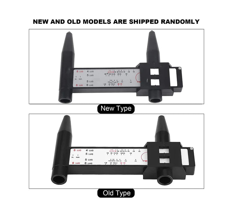 MT-RSR Wheel Bolt Pattern/PCD Caliper Gauge - For 4,5, and 6 Lug Wheels 113113