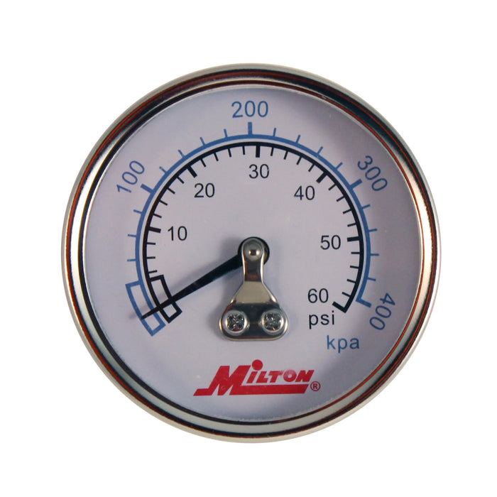 Milton 1190 1/4" NPT Mini Pressure Dial Gauge