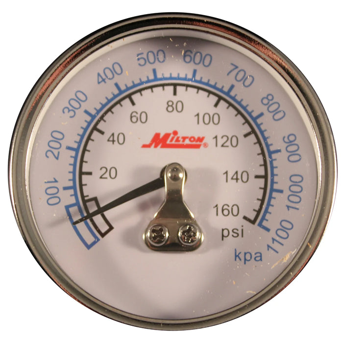 Milton 1191 1/4" NPT Mini High Pressure Dial Gauge