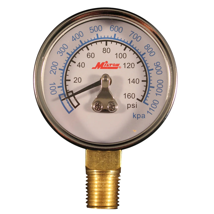 Milton 1194 1/4" NPT Pressure Dial Gauge