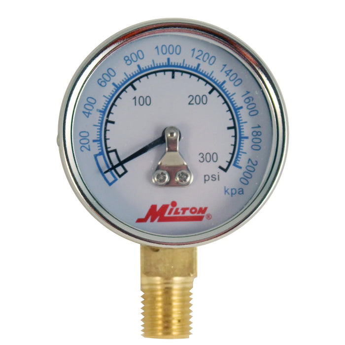 Milton 1195 1/4" NPT High Pressure Dial Gauge