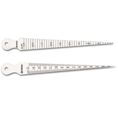 Groz Tapered Bore Gauge, Imperial and Metric 1200