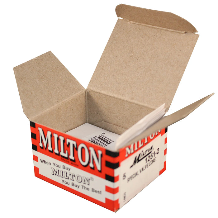 Milton 1251-2 Deluxe Compression Tester Replacement Valve Core (Box of 5)