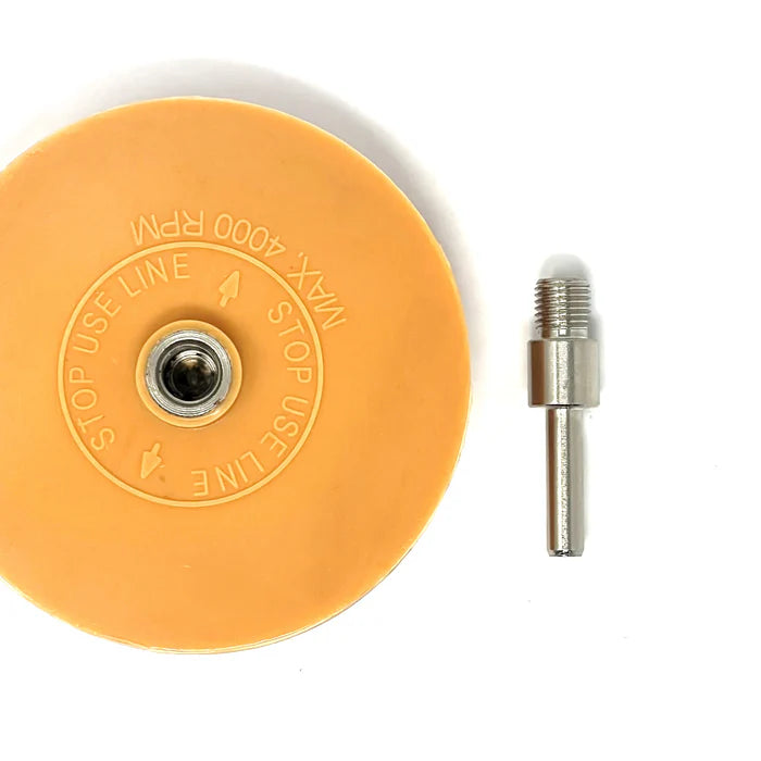 MT-RSR Eraser Wheel for Removing Adhesives - 1/4" Shank 14-ERWHEEL
