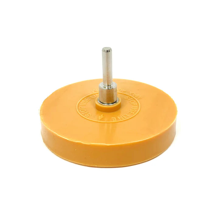 MT-RSR Eraser Wheel for Removing Adhesives - 1/4" Shank 14-ERWHEEL