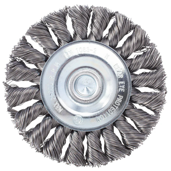 MT-RSR Knotted Wire Wheel 3-½" With ¼" Shank 25,000RPM S-14170