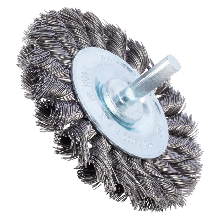 MT-RSR Knotted Wire Wheel 3-½" With ¼" Shank 25,000RPM S-14170