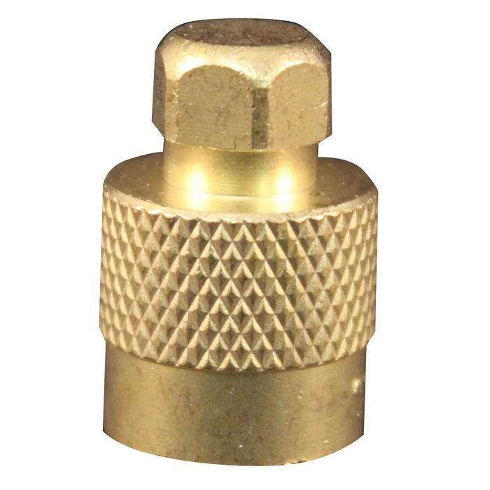 Milton 1457 Brass Screwdriver Type Valve Caps (Box of 10)