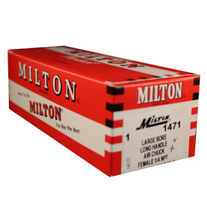 Milton 1471 1/4" FNPT Long Handled Lock-On Threads Air Chuck