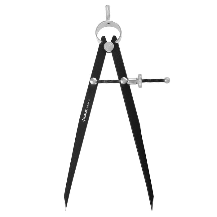 Groz Craftsmen's Spring Divider, 8", Steel 1483