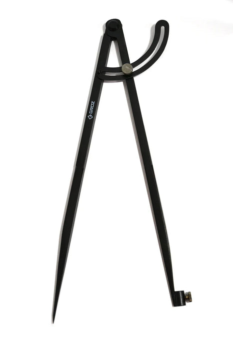 Groz Industrial Grade Wing Compass, with Pencil Holder 1550