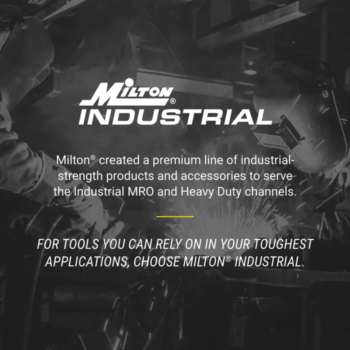 Zeeline 2756-5012SS - Milton® Industrial Stainless Steel Hose Reel Retractable, 1/2" ID X 50' EPDM Hose W/ 1/2" NPT, 300 PSI