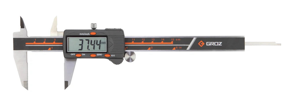 Groz Electronic Digital Caliper, Imperial and Metric 16023