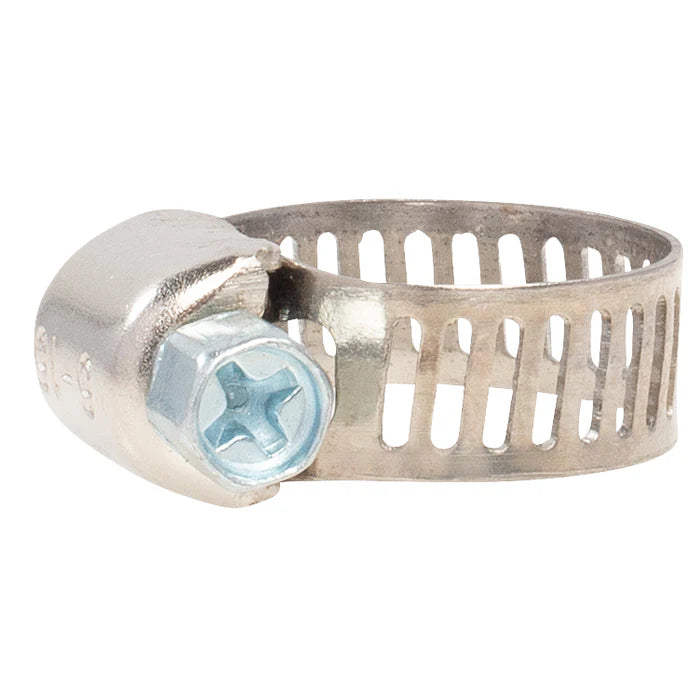 MT-RSR Hose Clamp - #4, Mini, Ventilated, Stainless - 10pk S-16135