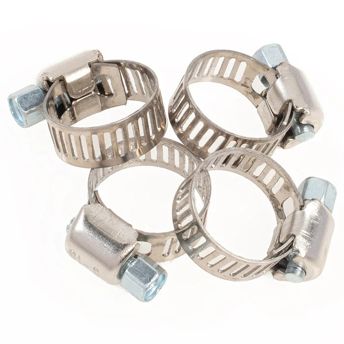 MT-RSR Hose Clamp - #4, Mini, Ventilated, Stainless - 10pk S-16135