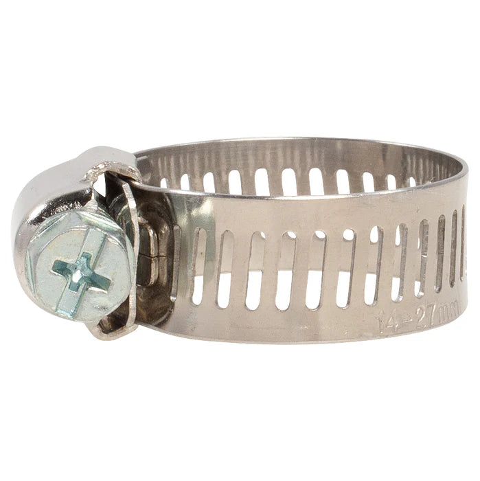 MT-RSR Hose Clamp - #10, Standard, Ventilated, Stainless - 10pk S-16137
