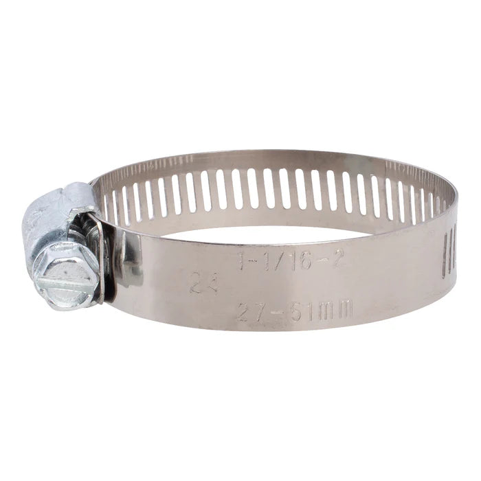 MT-RSR Hose Clamp - #24, Standard, Ventilated, Stainless - 10pk S-16141