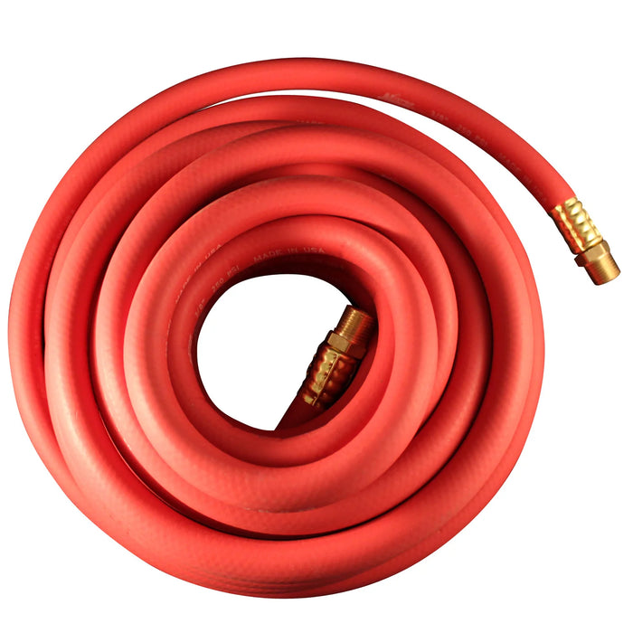 Milton 1631 1/4" ID EPDM Rubber Air Hose, 50' Long