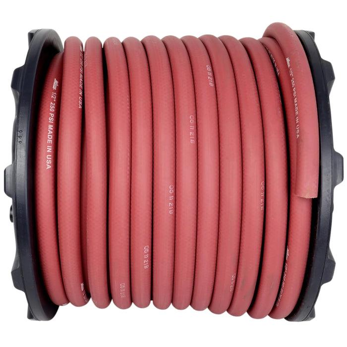 Milton 1636-150 1/2" ID EPDM Rubber Air Hose, 150' Long