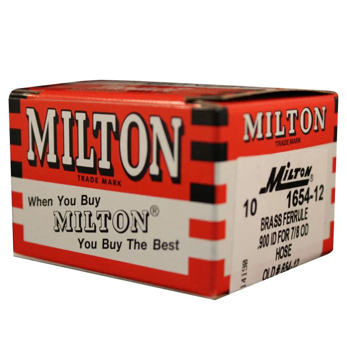 Milton 1654-12BK 7/8" OD Brass Hose Ferrule