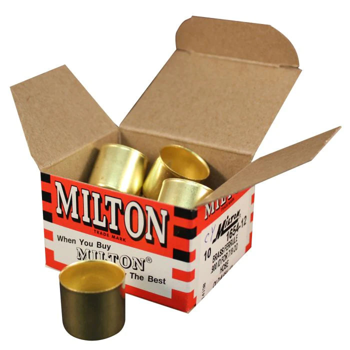 Milton 1654-12BK 7/8" OD Brass Hose Ferrule