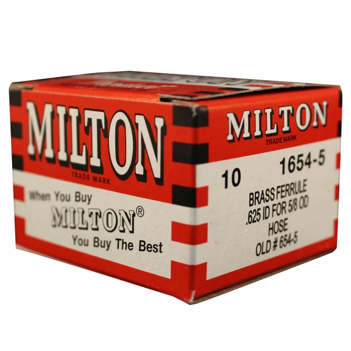 Milton 1654-4 5/8" OD Brass Hose Ferrule