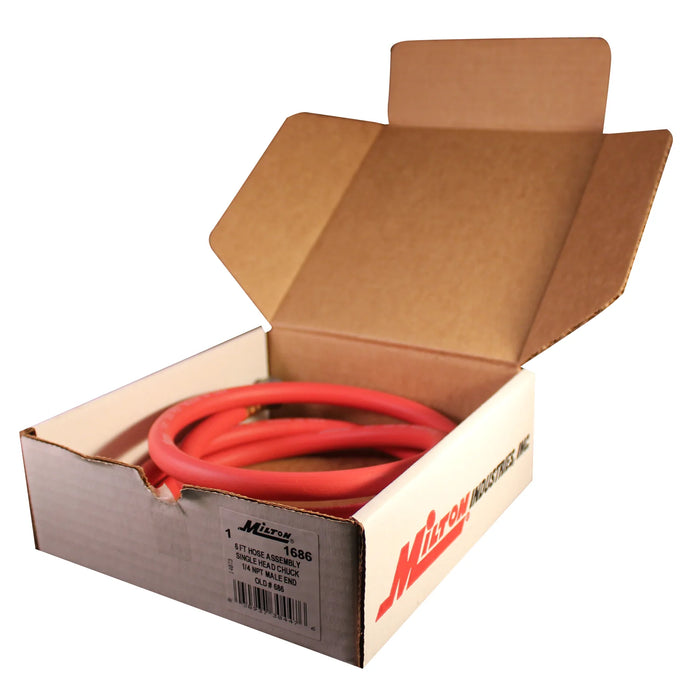 Milton 1686 Air Hose, 6' Long, Replacement