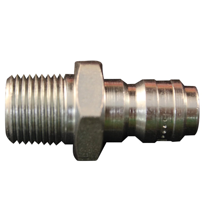 Milton 1763 1/4" MNPT Straight Through Plug