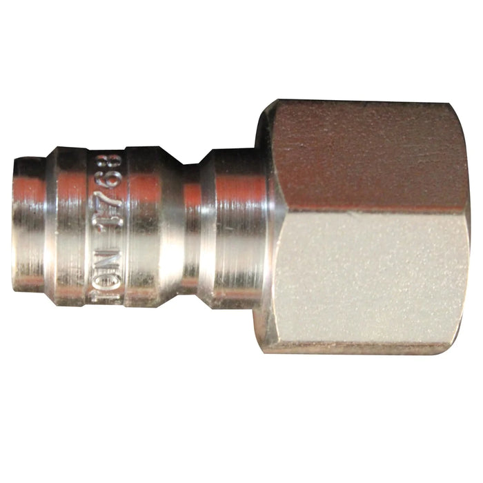 Milton 1764BK 1/4" FNPT Straight Through Plug