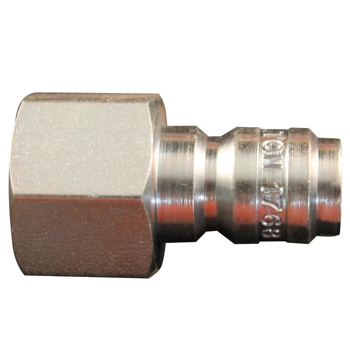 Milton 1768 3/8" FNPT High Pressure Straight Through Plug