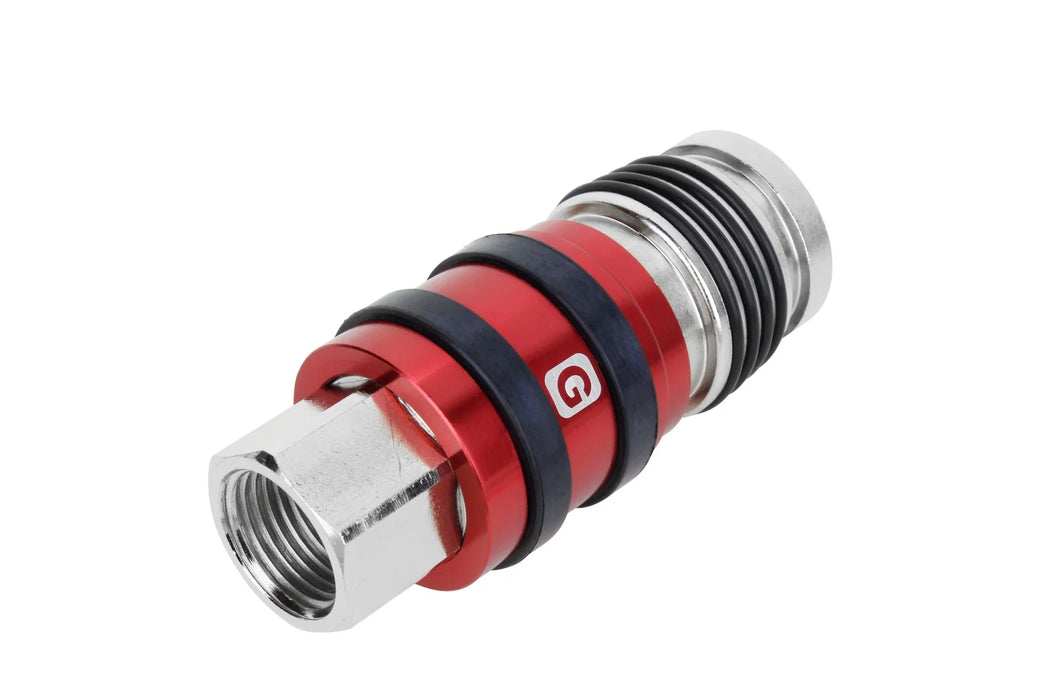 Milton 1774 G-Style Universal Safety Exhaust Industrial Coupler, 1/2" NPT x 1/2" Body Flow