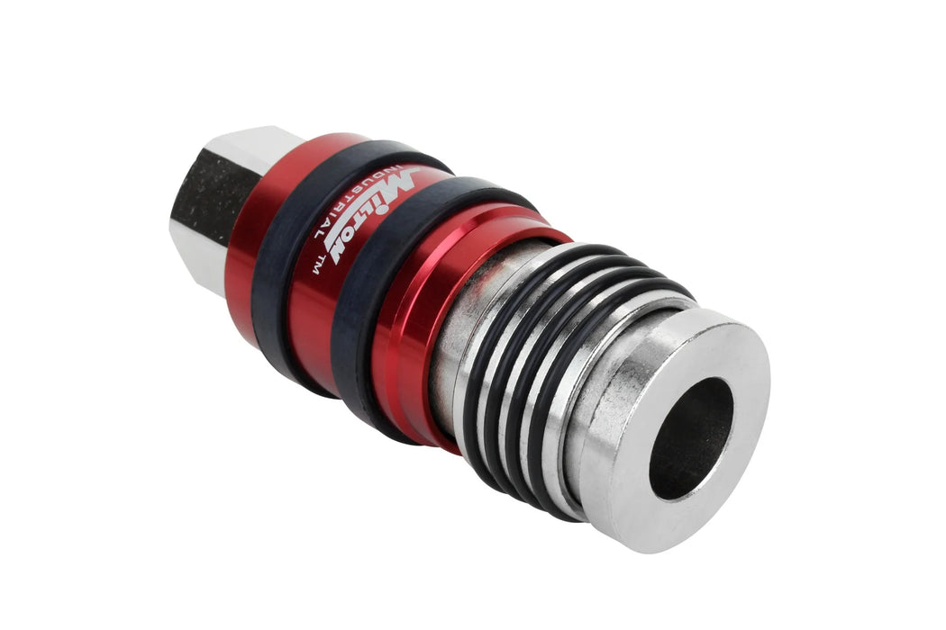 Milton 1774 G-Style Universal Safety Exhaust Industrial Coupler, 1/2" NPT x 1/2" Body Flow