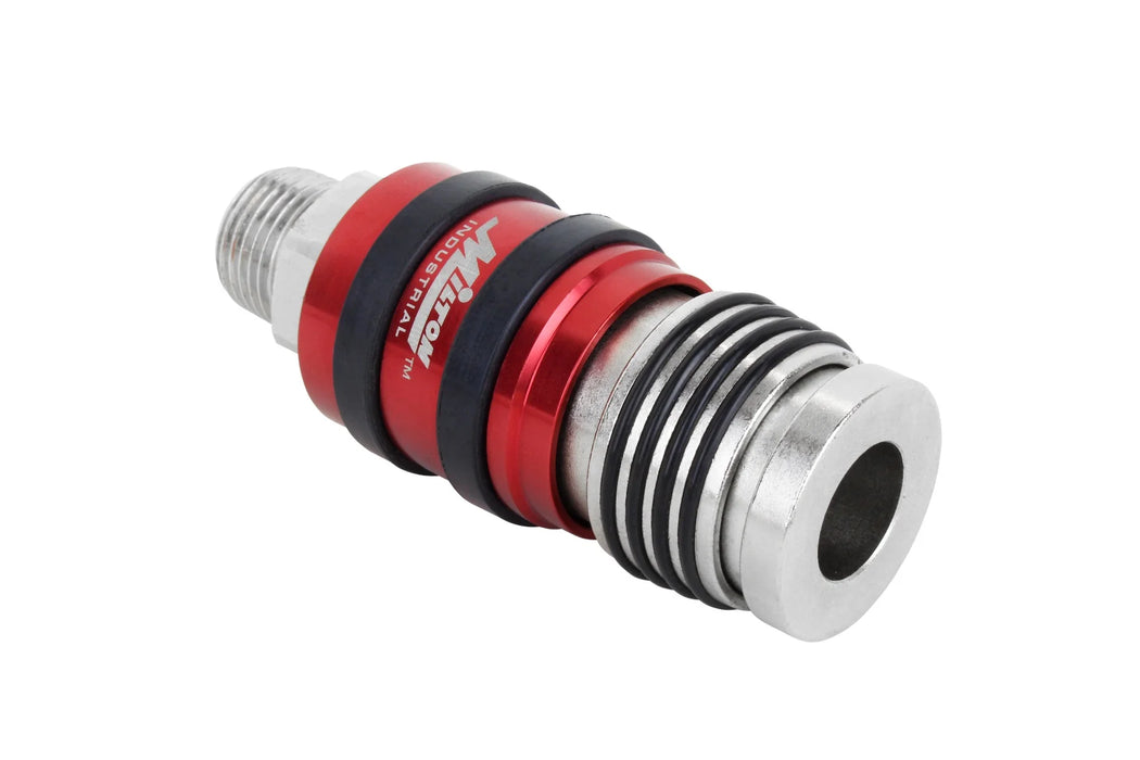 Milton 1773 G-Style Universal Safety Exhaust Industrial Coupler, 1/2" NPT x 1/2" Body Flow