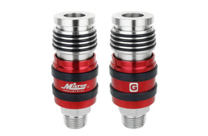 Milton 1774 G-Style Universal Safety Exhaust Industrial Coupler, 1/2" NPT x 1/2" Body Flow